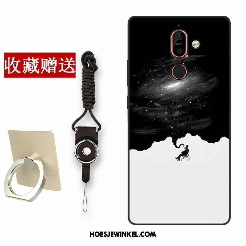 Nokia 7 Plus Hoesje Mobiele Telefoon All Inclusive Trend, Nokia 7 Plus Hoesje Anti-fall Purper