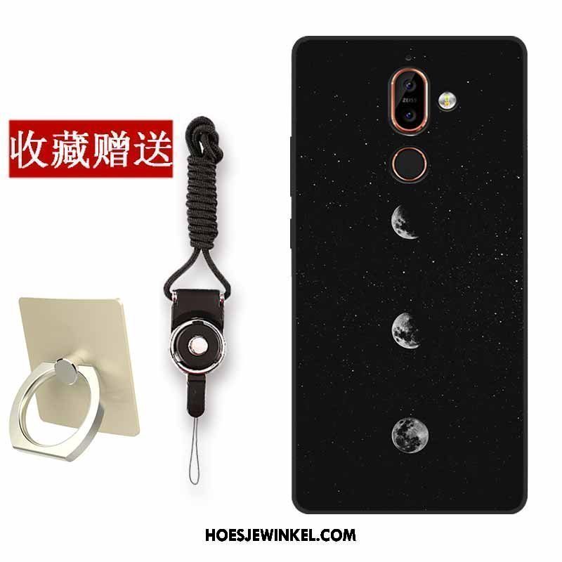 Nokia 7 Plus Hoesje Mobiele Telefoon All Inclusive Trend, Nokia 7 Plus Hoesje Anti-fall Purper