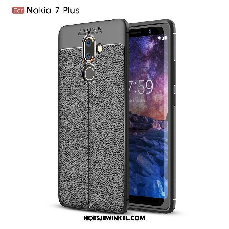 Nokia 7 Plus Hoesje Soort Aziatische Vrucht Zacht Mobiele Telefoon, Nokia 7 Plus Hoesje Patroon Bescherming