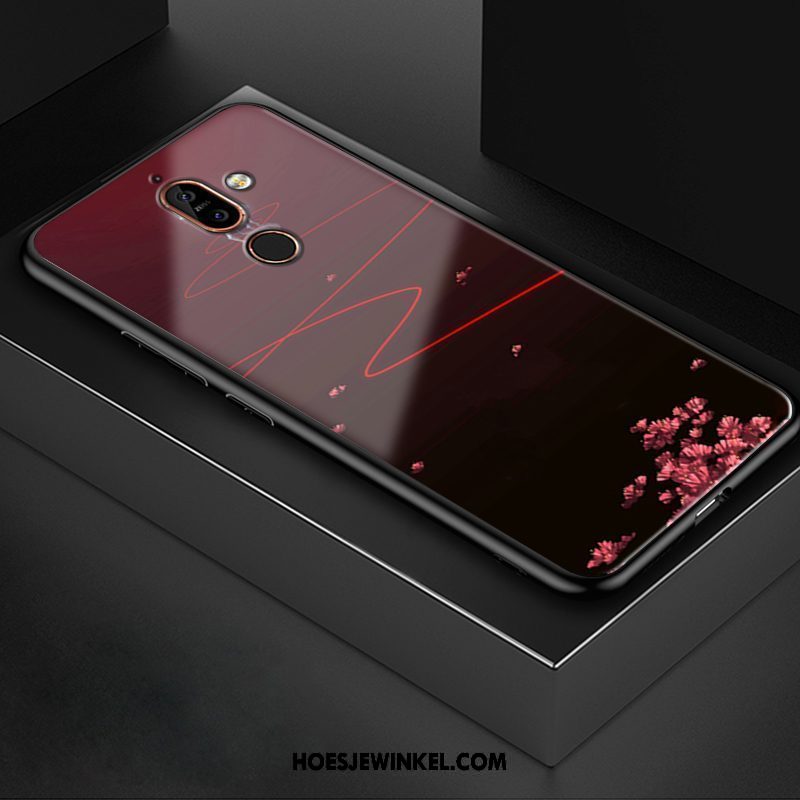 Nokia 7 Plus Hoesje Trend Anti-fall Scheppend, Nokia 7 Plus Hoesje Wit Bescherming