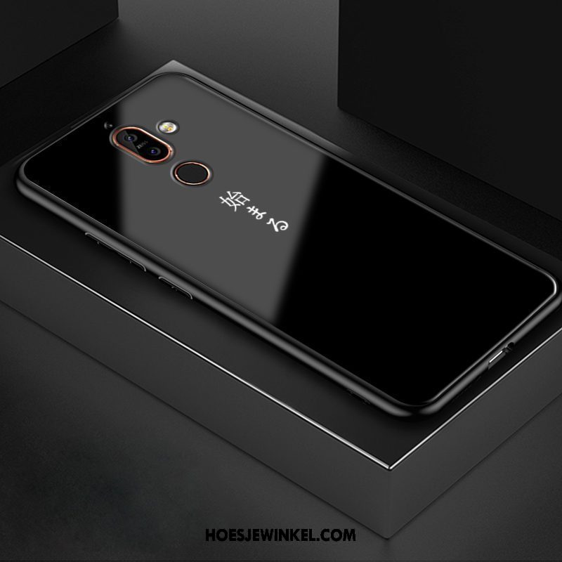 Nokia 7 Plus Hoesje Trend Anti-fall Scheppend, Nokia 7 Plus Hoesje Wit Bescherming