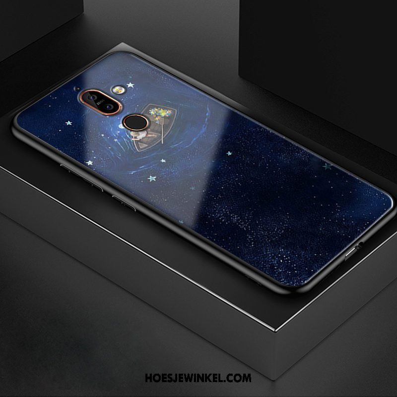 Nokia 7 Plus Hoesje Trend Anti-fall Scheppend, Nokia 7 Plus Hoesje Wit Bescherming