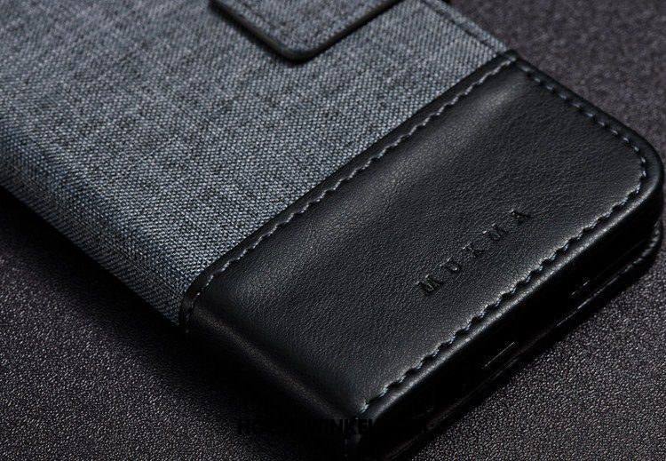 Nokia 8 Hoesje Kaart Denim Ondersteuning, Nokia 8 Hoesje Diepe Kleur Mobiele Telefoon Braun