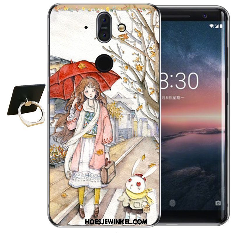 Nokia 8 Sirocco Hoesje Doorzichtig Siliconen Bescherming, Nokia 8 Sirocco Hoesje Hoge Mobiele Telefoon