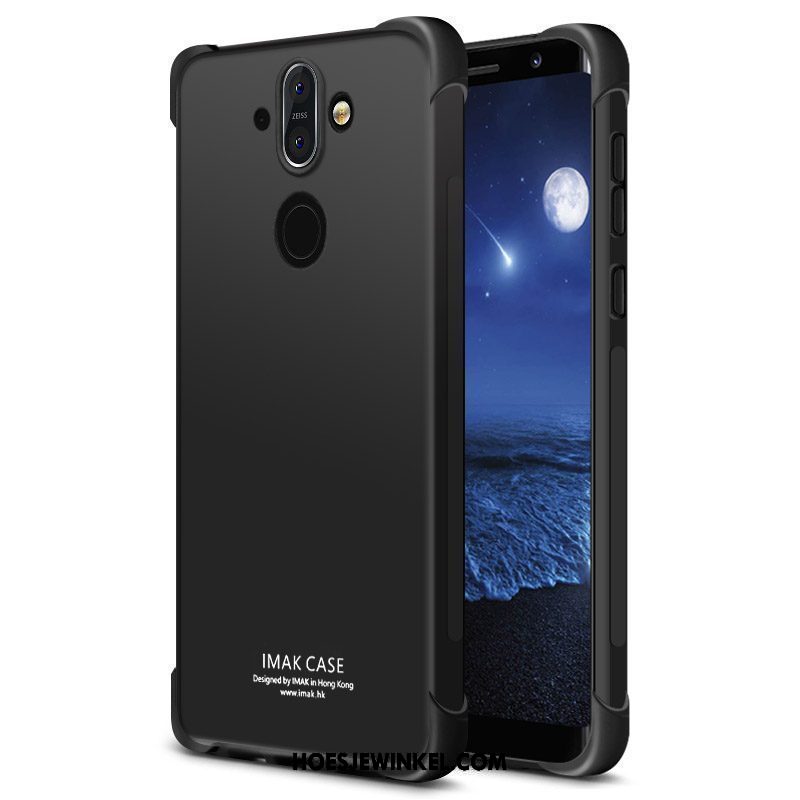 Nokia 8 Sirocco Hoesje Zacht Anti-fall Bescherming, Nokia 8 Sirocco Hoesje Rood Mobiele Telefoon