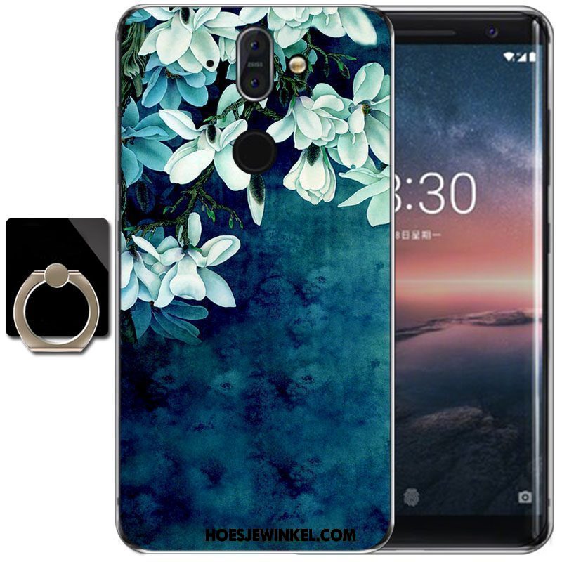 Nokia 8 Sirocco Hoesje Zacht Wind Bescherming, Nokia 8 Sirocco Hoesje Purper Hoge