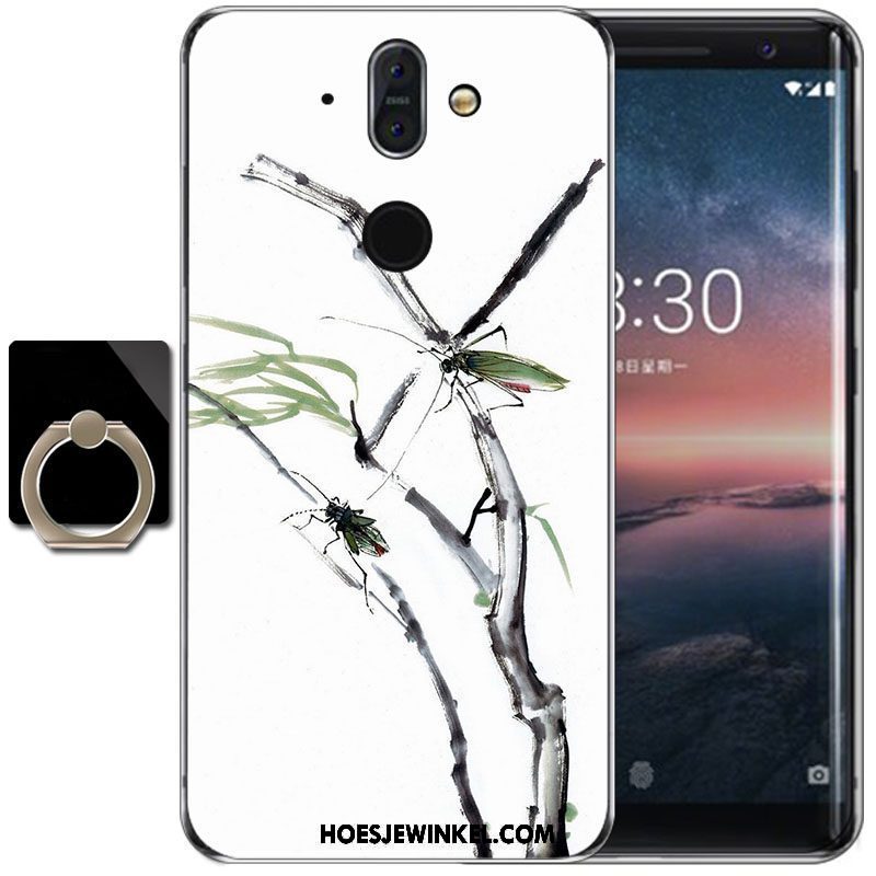 Nokia 8 Sirocco Hoesje Zacht Wind Bescherming, Nokia 8 Sirocco Hoesje Purper Hoge