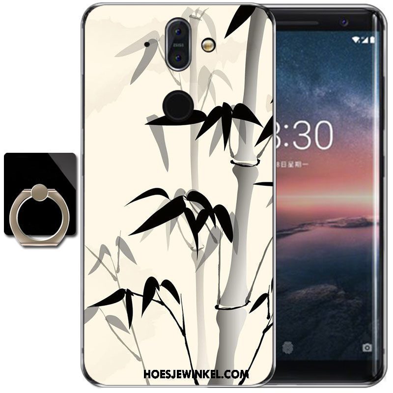 Nokia 8 Sirocco Hoesje Zacht Wind Bescherming, Nokia 8 Sirocco Hoesje Purper Hoge