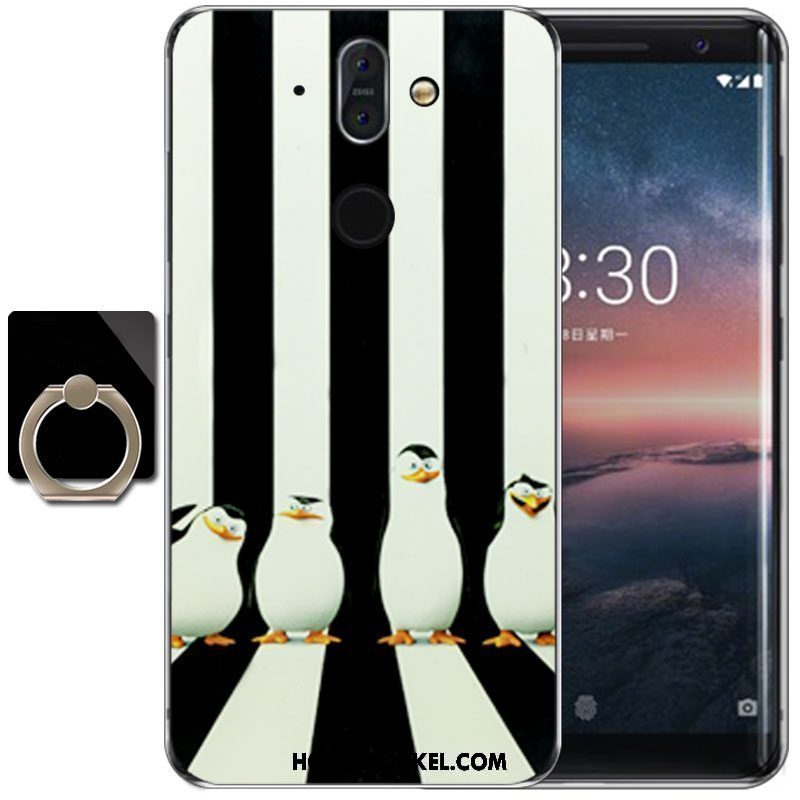 Nokia 8 Sirocco Hoesje Zacht Wind Bescherming, Nokia 8 Sirocco Hoesje Purper Hoge