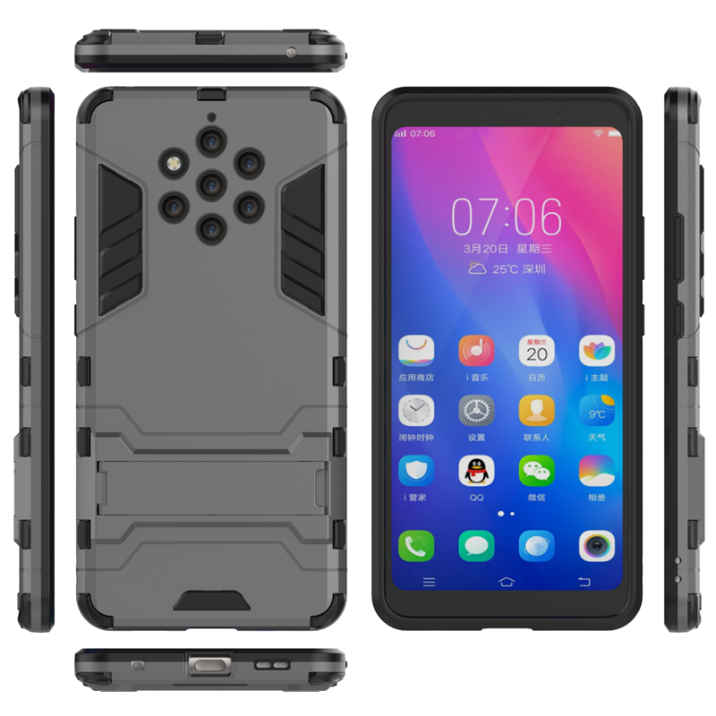 Nokia 9 Pureview Hoesje All Inclusive Heimelijkheid Anti-fall, Nokia 9 Pureview Hoesje Ondersteuning Hoes