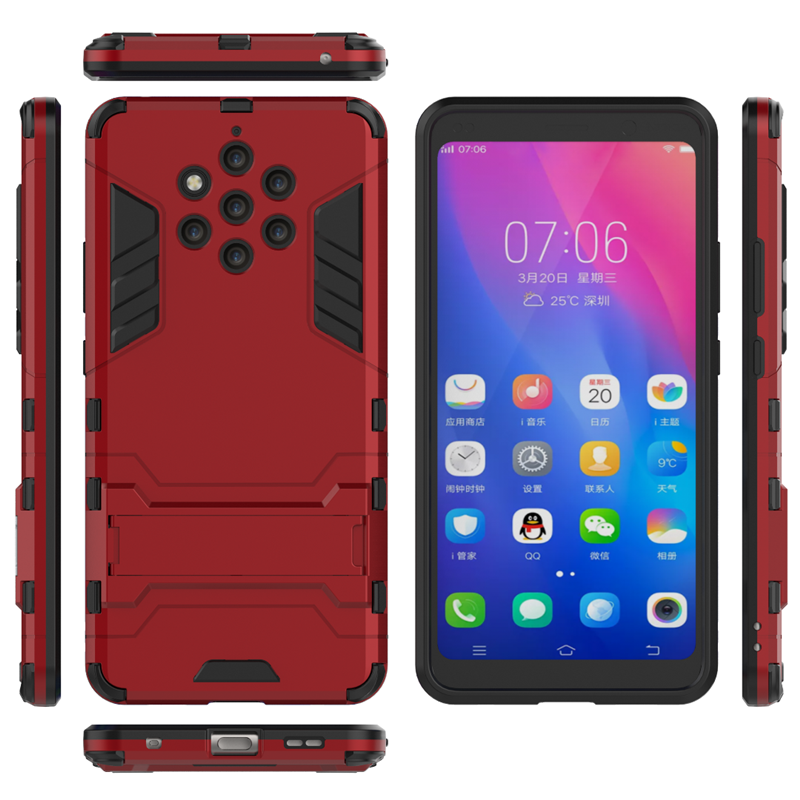 Nokia 9 Pureview Hoesje All Inclusive Heimelijkheid Anti-fall, Nokia 9 Pureview Hoesje Ondersteuning Hoes