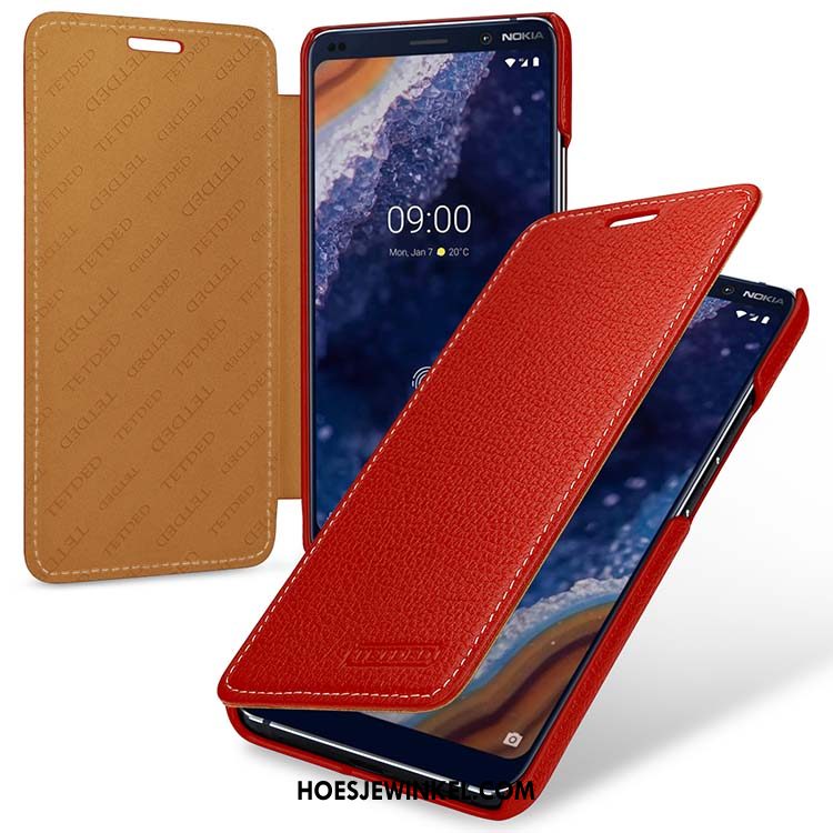 Nokia 9 Pureview Hoesje Anti-fall Rood Europa, Nokia 9 Pureview Hoesje Bescherming Wind