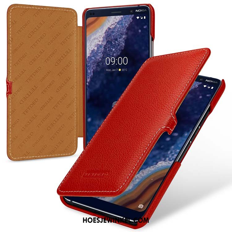 Nokia 9 Pureview Hoesje Anti-fall Rood Europa, Nokia 9 Pureview Hoesje Bescherming Wind