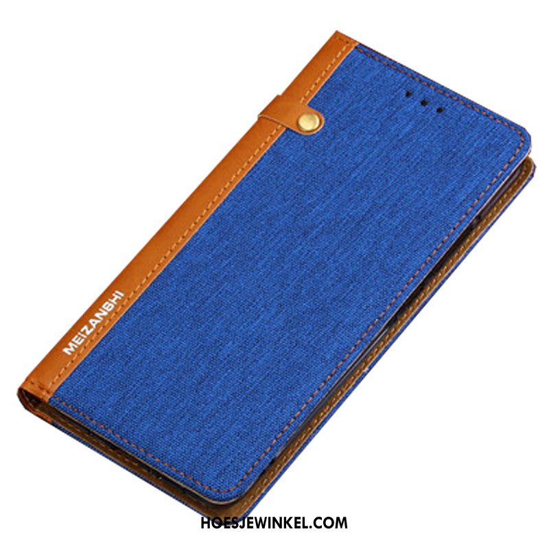 Nokia 9 Pureview Hoesje Denim Hoes Bescherming, Nokia 9 Pureview Hoesje Leren Etui Anti-fall