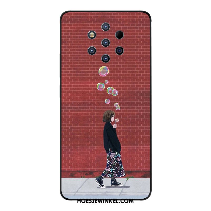 Nokia 9 Pureview Hoesje Gazen Rood Spotprent, Nokia 9 Pureview Hoesje Mobiele Telefoon Bescherming
