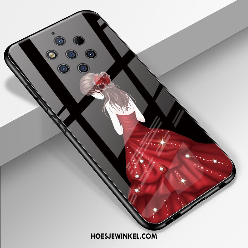 Nokia 9 Pureview Hoesje Mobiele Telefoon Bescherming Pas, Nokia 9 Pureview Hoesje Gazen Glas