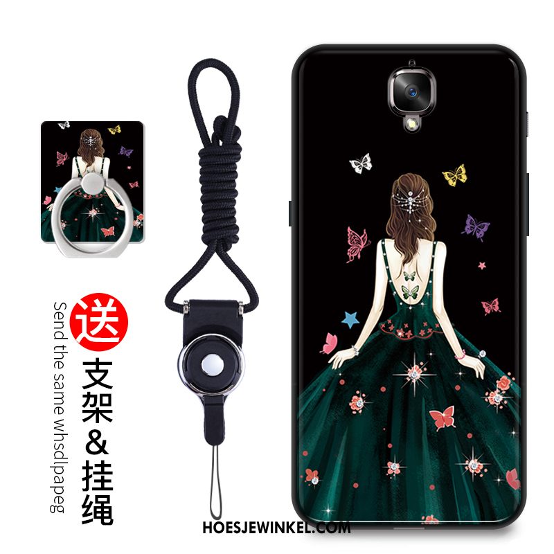 Oneplus 3 Hoesje Siliconen Hanger Mobiele Telefoon, Oneplus 3 Hoesje Blauw Bescherming