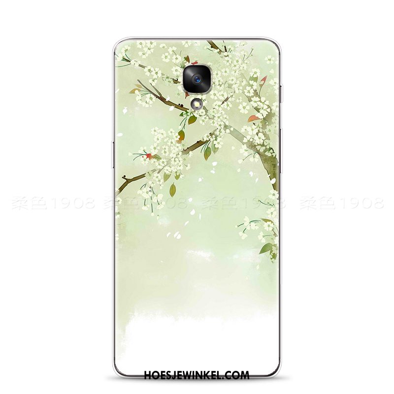 Oneplus 3t Hoesje Mobiele Telefoon Zacht Kunst, Oneplus 3t Hoesje Vintage Groen