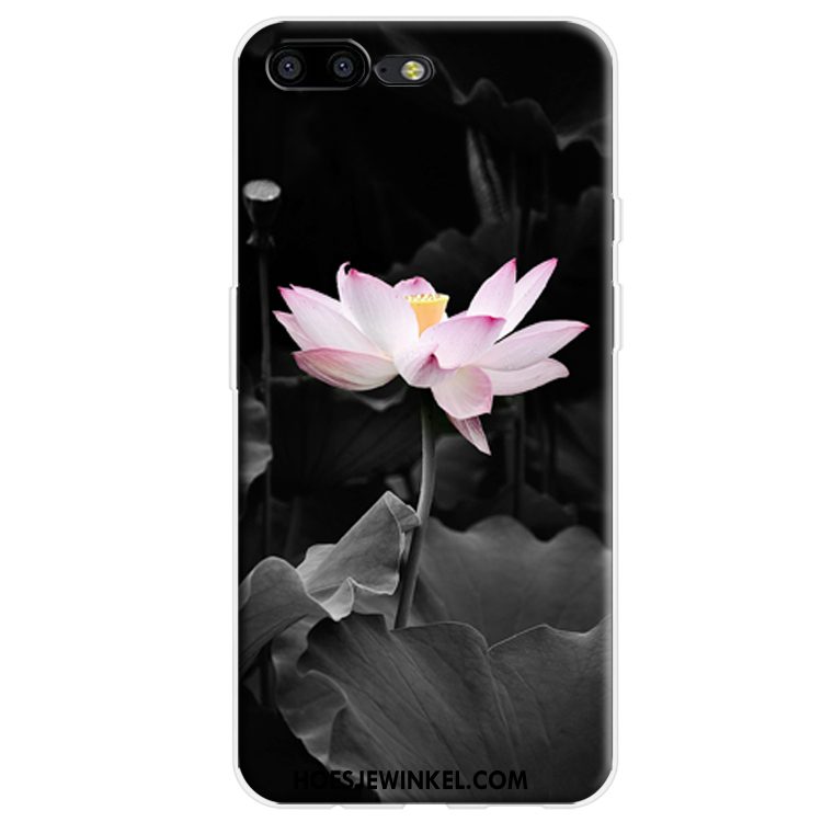 Oneplus 5 Hoesje Bloemen Anti-fall Patroon, Oneplus 5 Hoesje Vogel Chinese Stijl