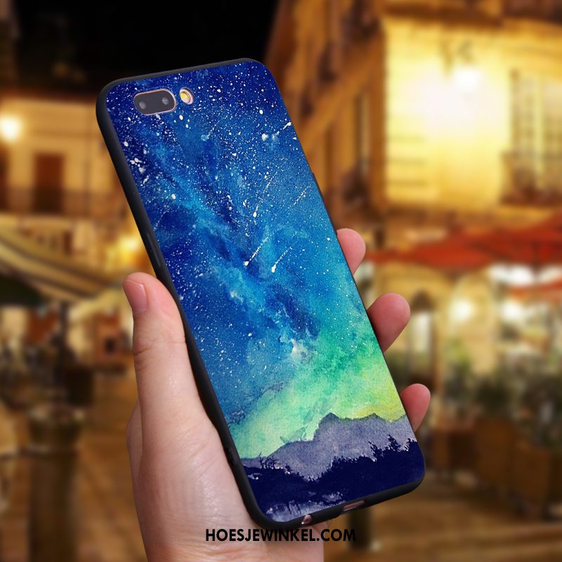 Oneplus 5 Hoesje Sterrenhemel All Inclusive Landschap, Oneplus 5 Hoesje Schrobben Purper