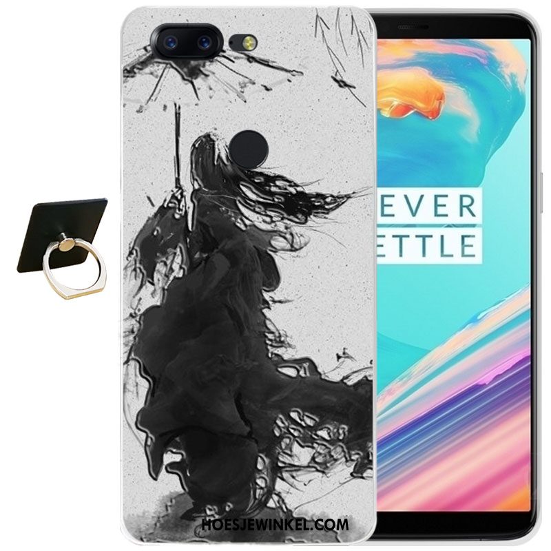 Oneplus 5t Hoesje All Inclusive Anti-fall Hoes, Oneplus 5t Hoesje Siliconen Blauw