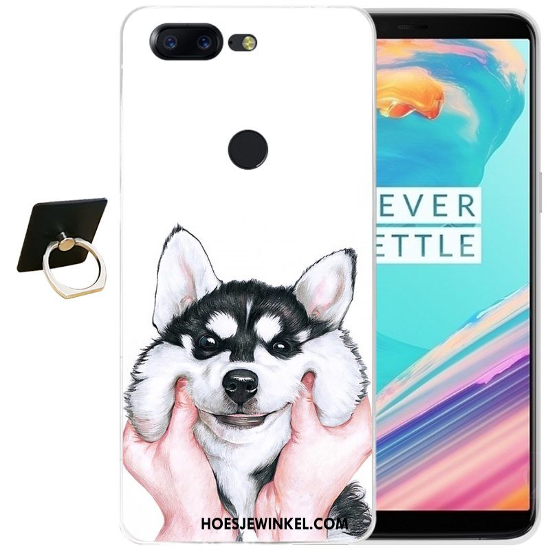 Oneplus 5t Hoesje All Inclusive Anti-fall Hoes, Oneplus 5t Hoesje Siliconen Blauw