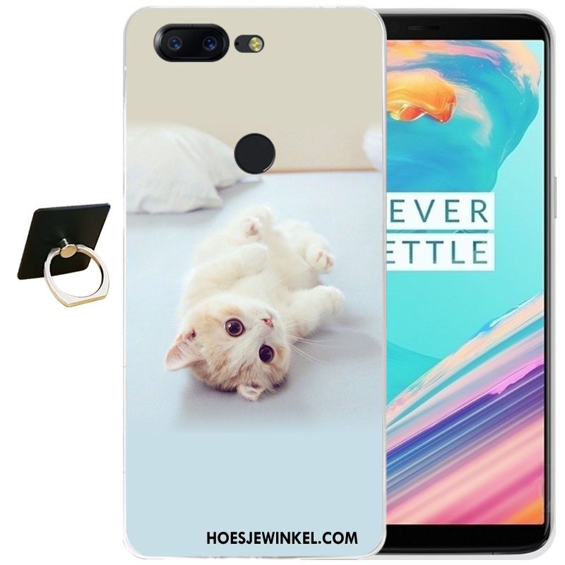 Oneplus 5t Hoesje All Inclusive Anti-fall Hoes, Oneplus 5t Hoesje Siliconen Blauw