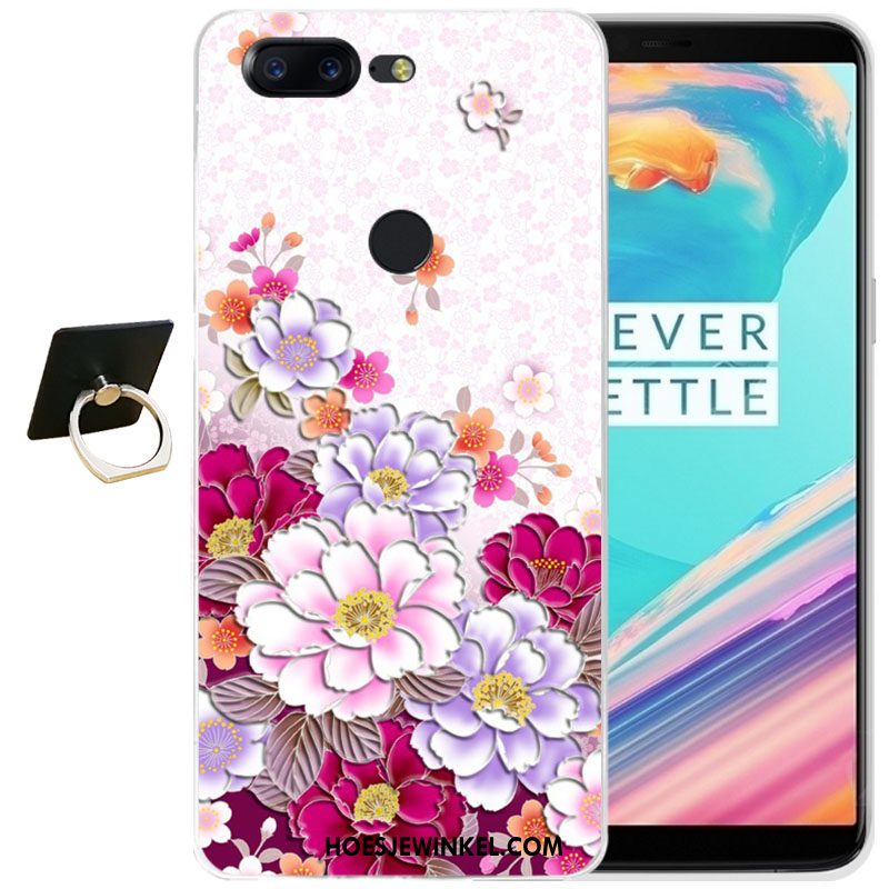 Oneplus 5t Hoesje All Inclusive Anti-fall Hoes, Oneplus 5t Hoesje Siliconen Blauw