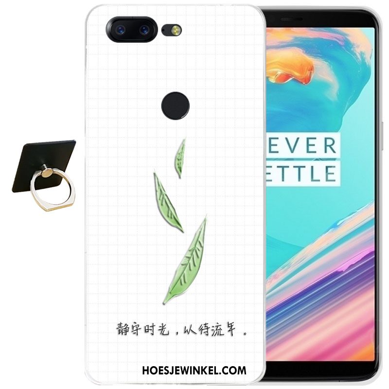 Oneplus 5t Hoesje All Inclusive Anti-fall Hoes, Oneplus 5t Hoesje Siliconen Blauw