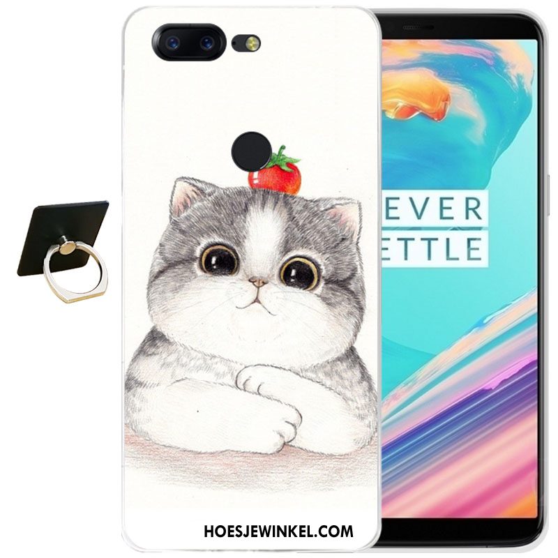 Oneplus 5t Hoesje All Inclusive Anti-fall Hoes, Oneplus 5t Hoesje Siliconen Blauw