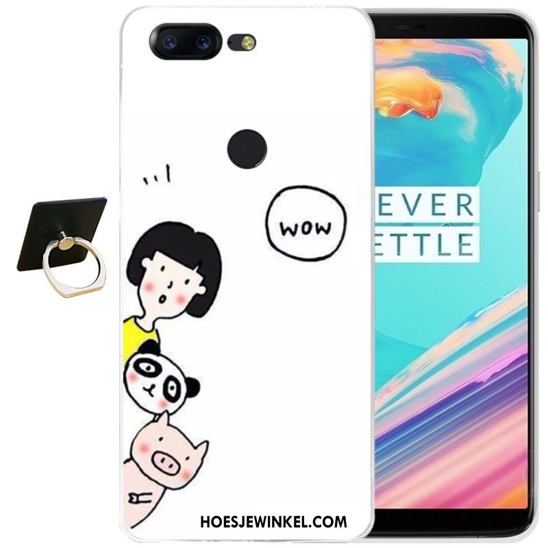 Oneplus 5t Hoesje All Inclusive Anti-fall Hoes, Oneplus 5t Hoesje Siliconen Blauw