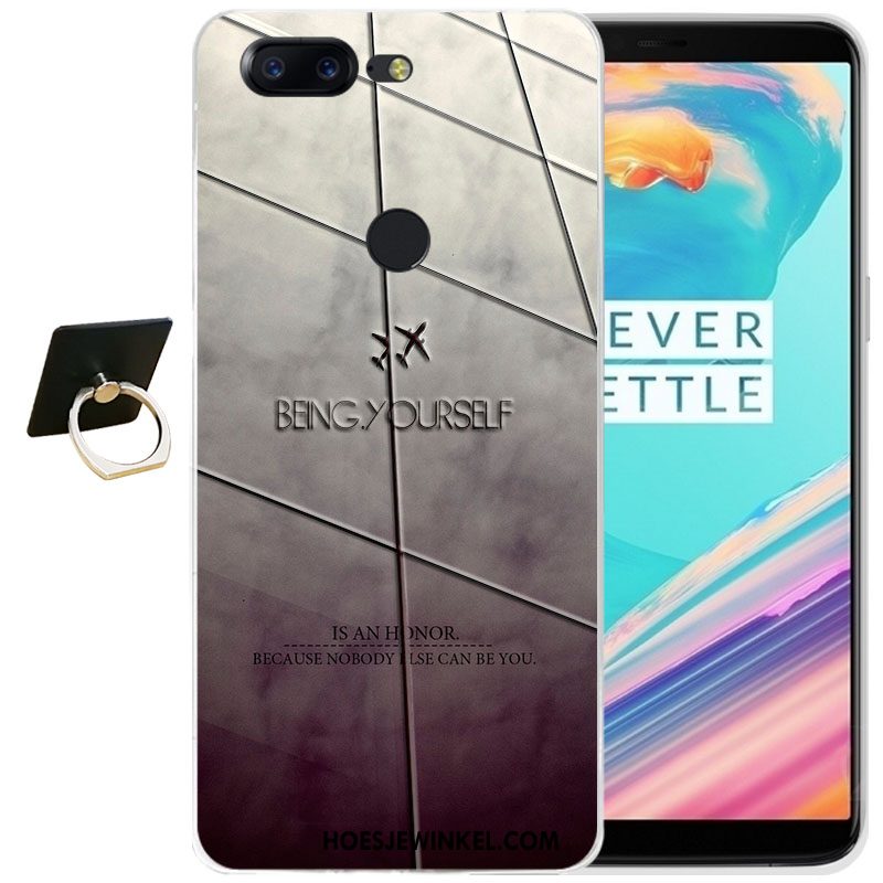 Oneplus 5t Hoesje All Inclusive Anti-fall Hoes, Oneplus 5t Hoesje Siliconen Blauw