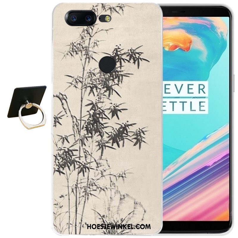 Oneplus 5t Hoesje All Inclusive Anti-fall Hoes, Oneplus 5t Hoesje Siliconen Blauw