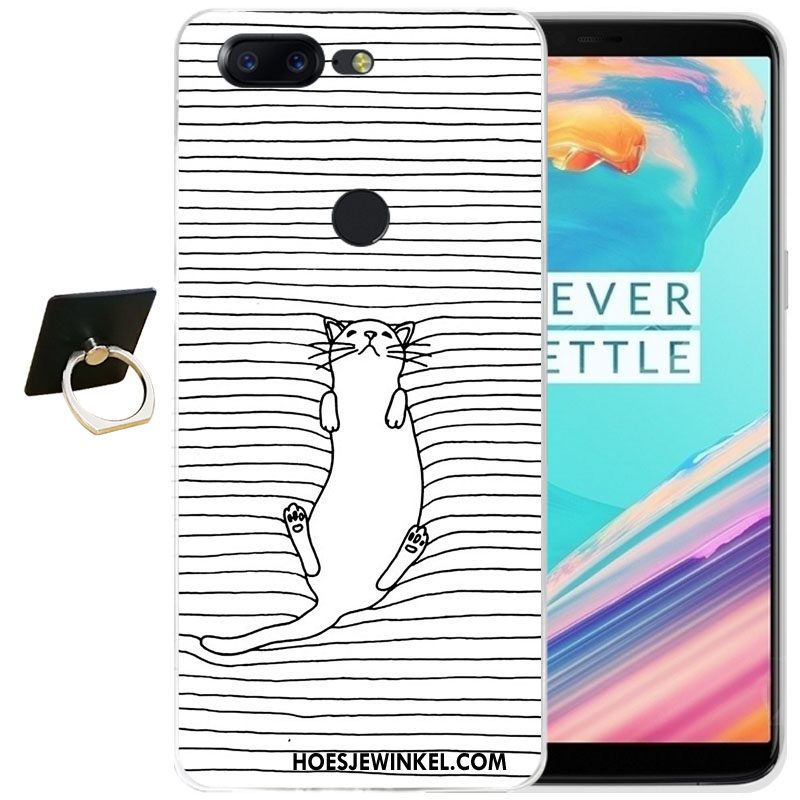 Oneplus 5t Hoesje All Inclusive Anti-fall Hoes, Oneplus 5t Hoesje Siliconen Blauw