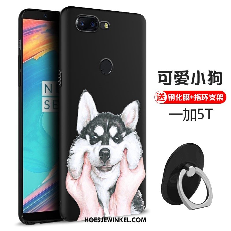 Oneplus 5t Hoesje Scheppend Chinese Stijl Mobiele Telefoon, Oneplus 5t Hoesje Persoonlijk Zwart