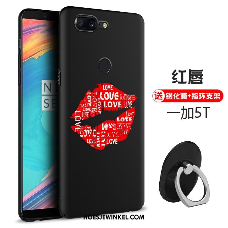 Oneplus 5t Hoesje Scheppend Chinese Stijl Mobiele Telefoon, Oneplus 5t Hoesje Persoonlijk Zwart