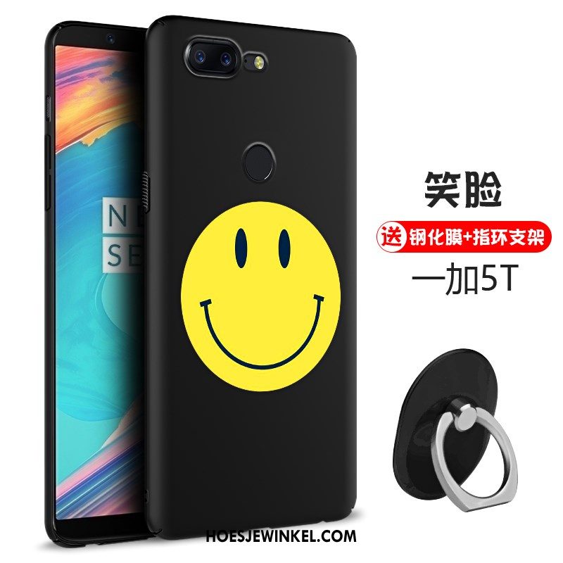 Oneplus 5t Hoesje Scheppend Chinese Stijl Mobiele Telefoon, Oneplus 5t Hoesje Persoonlijk Zwart