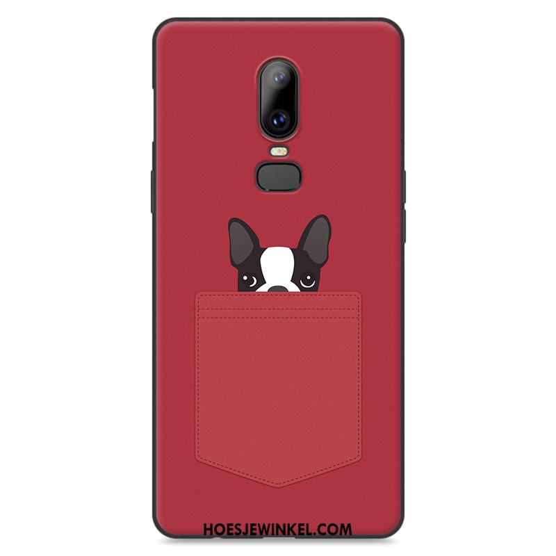 Oneplus 6 Hoesje All Inclusive Siliconen Wit, Oneplus 6 Hoesje Anti-fall Hoes