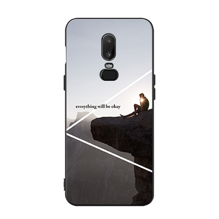 Oneplus 6 Hoesje Anti-fall Zacht Eenvoudig, Oneplus 6 Hoesje Bescherming Trend