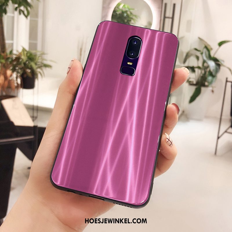 Oneplus 6 Hoesje Bescherming Anti-fall All Inclusive, Oneplus 6 Hoesje Mobiele Telefoon Rood