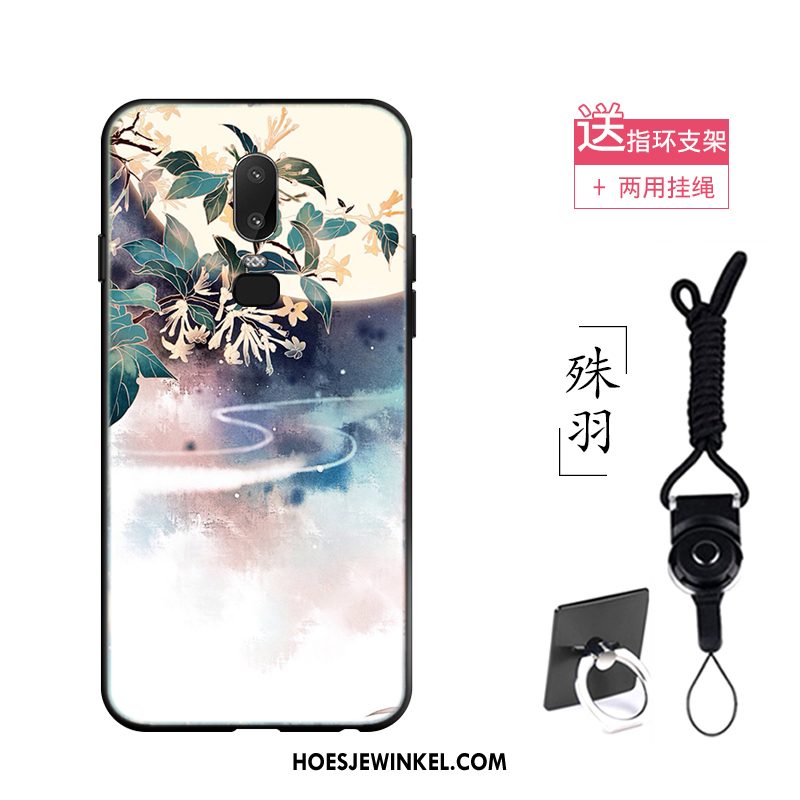 Oneplus 6 Hoesje Mooi Nieuw Zacht, Oneplus 6 Hoesje Chinese Stijl Hoes