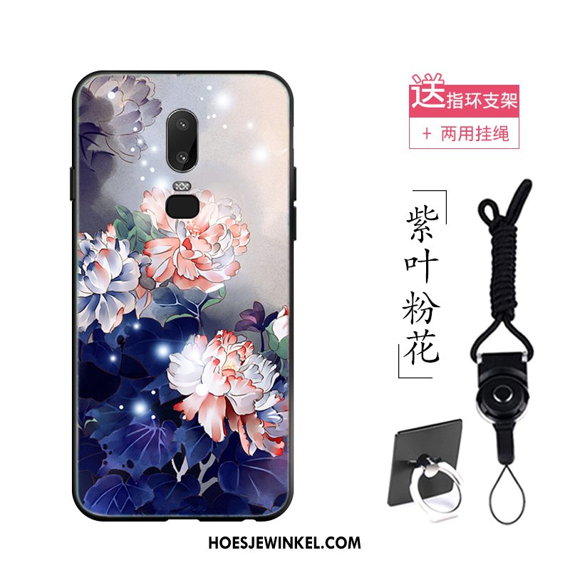 Oneplus 6 Hoesje Mooi Nieuw Zacht, Oneplus 6 Hoesje Chinese Stijl Hoes