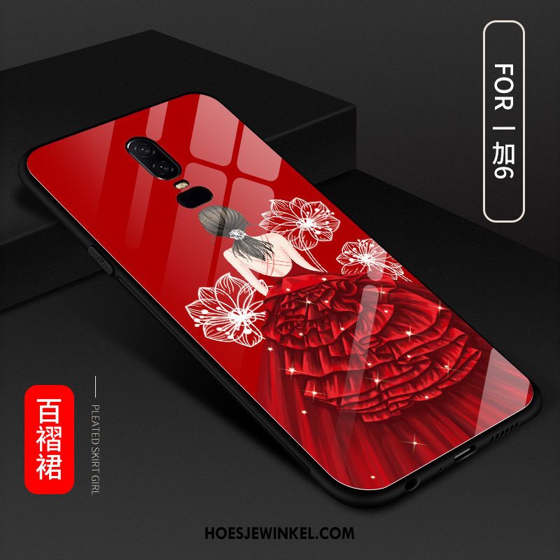 Oneplus 6 Hoesje Nieuw Siliconen Glas, Oneplus 6 Hoesje Dun Hoes