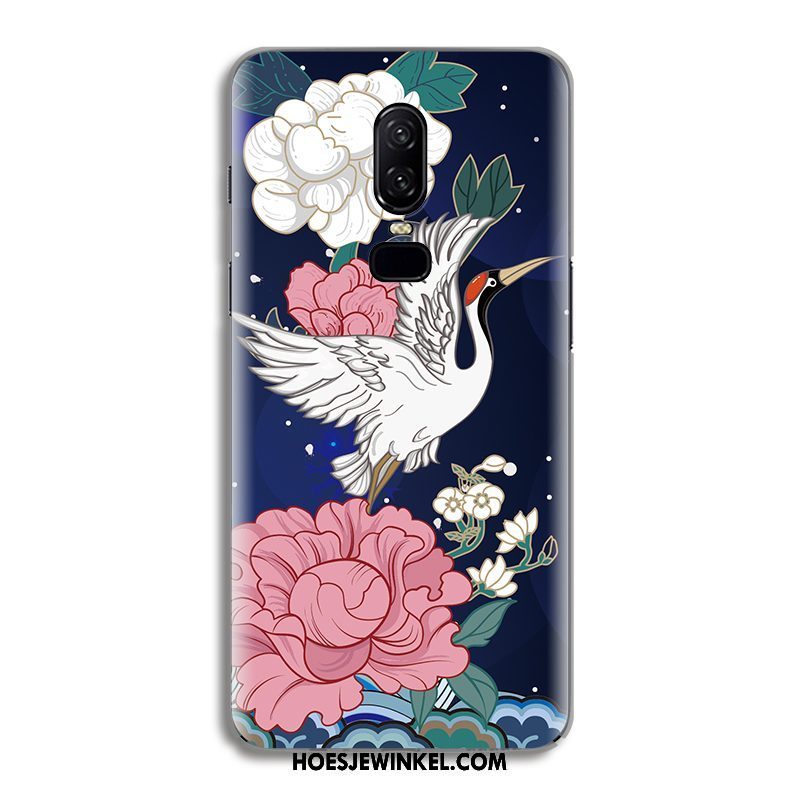 Oneplus 6 Hoesje Original Chinese Stijl Mobiele Telefoon, Oneplus 6 Hoesje Hoes Rood