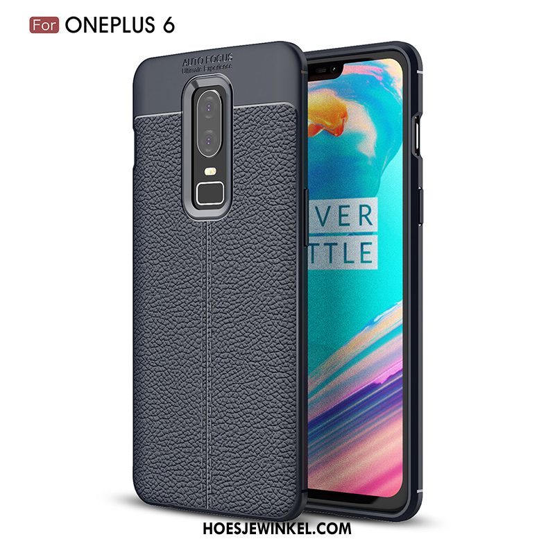 Oneplus 6 Hoesje Rood Mobiele Telefoon Zacht, Oneplus 6 Hoesje Patroon Trend