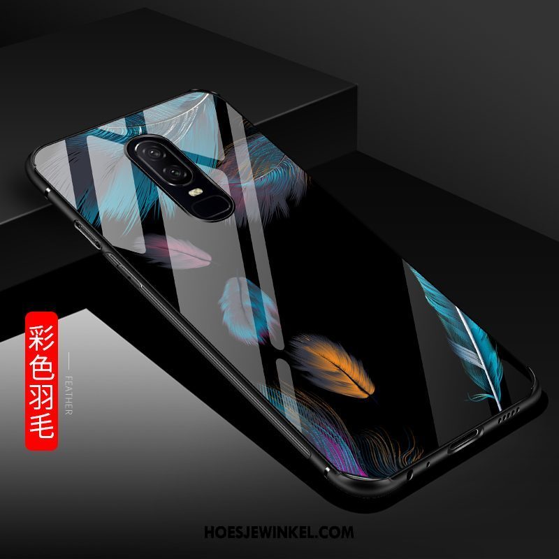 Oneplus 6 Hoesje Schrobben Hoes Mobiele Telefoon, Oneplus 6 Hoesje Blauw Dun