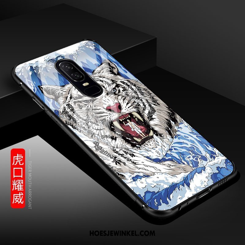 Oneplus 6 Hoesje Schrobben Hoes Mobiele Telefoon, Oneplus 6 Hoesje Blauw Dun