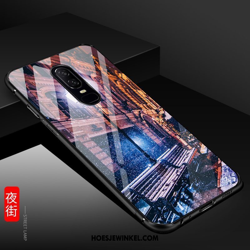 Oneplus 6 Hoesje Schrobben Hoes Mobiele Telefoon, Oneplus 6 Hoesje Blauw Dun