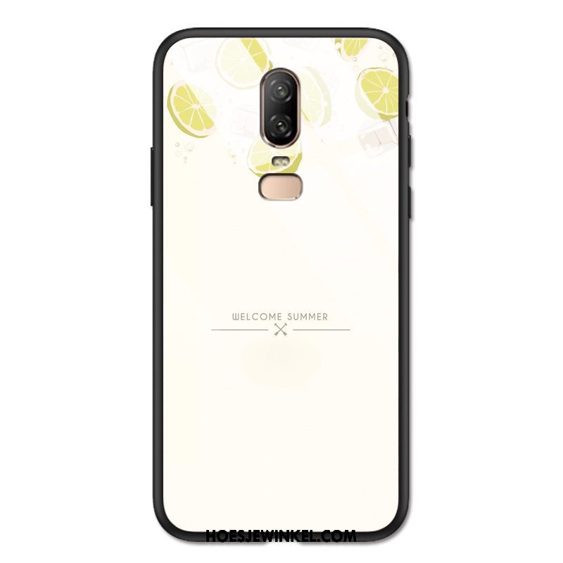 Oneplus 6 Hoesje Siliconen All Inclusive Glas, Oneplus 6 Hoesje Vers Wind