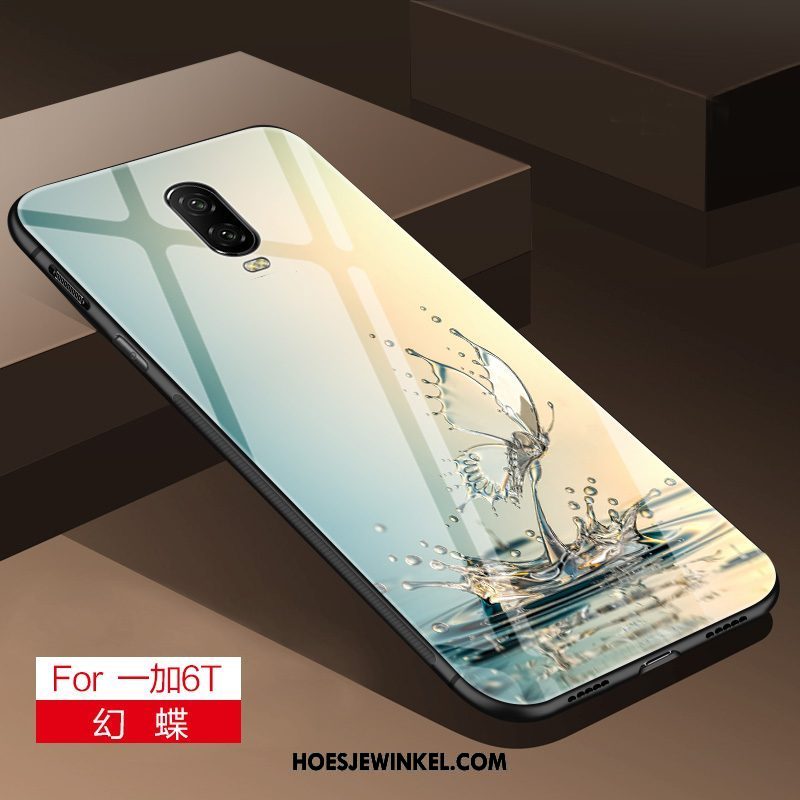 Oneplus 6t Hoesje Schrobben Achterklep Mobiele Telefoon, Oneplus 6t Hoesje Eenvoudige Siliconen